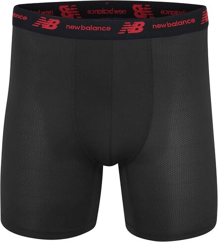 New Balance Men's Mesh 5" No Fly Boxer Brief (4 Pack) in Saudi Arabia