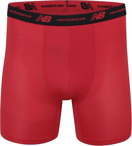 New Balance Men's Mesh 5" No Fly Boxer Brief (4 Pack) in Saudi Arabia