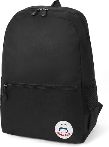 حقائب ظهر مدرسية من Toypocket حقائب ظهر بسيطة للمراهقين والطلاب خفيفة الوزن وبسيطة حقيبة مدرسية متوسطة ابتدائية (رمادية) in Kuwait