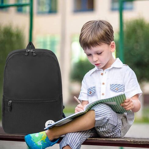 حقائب ظهر مدرسية من Toypocket حقائب ظهر بسيطة للمراهقين والطلاب خفيفة الوزن وبسيطة حقيبة مدرسية متوسطة ابتدائية (رمادية) in Kuwait