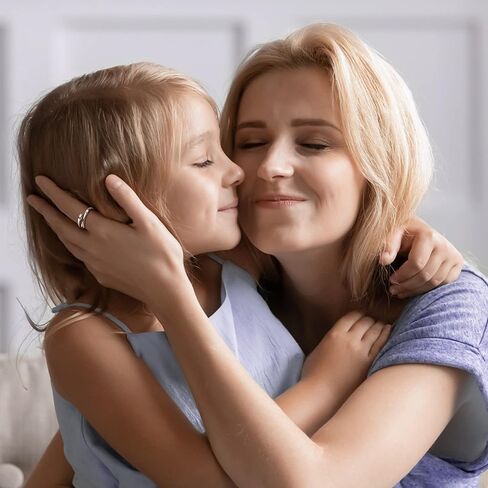 حلقات عناق من الفضة الإسترلينية من كاسيكا للنساء قابلة للتعديل معانقة الأيدي وعد خواتم مجوهرات هدايا عيد ميلاد الأم للبنات والأم والأخت والأصدقاء والأزواج in Kuwait