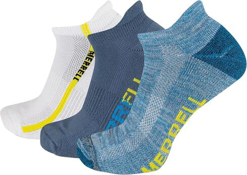 جوارب مبطنة خفيفة الوزن معاد تدويرها للرجال والنساء من Merrell - عبوة من 3 أزواج - دعم قوس المشي لمسافات طويلة in Saudi Arabia