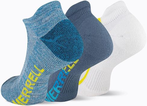 جوارب مبطنة خفيفة الوزن معاد تدويرها للرجال والنساء من Merrell - عبوة من 3 أزواج - دعم قوس المشي لمسافات طويلة in Saudi Arabia