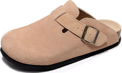 Clogs For Women, Womens Clogs And Mules House Slipers With Arch Support And Adjustable Buckle in Saudi Arabia