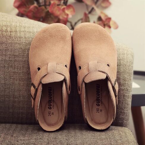 Clogs For Women, Womens Clogs And Mules House Slipers With Arch Support And Adjustable Buckle in Saudi Arabia