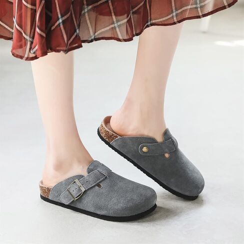 Clogs For Women, Womens Clogs And Mules House Slipers With Arch Support And Adjustable Buckle in Kuwait