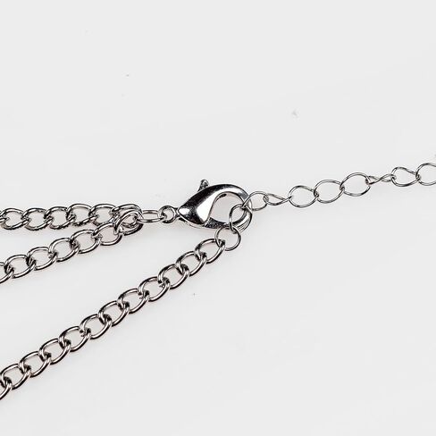 L'VOW أغطية الرأس شرابات معدنية الحجاب سايبورغ الوجه سلسلة قناع روك حفلة الهذيان الزي غطاء الرأس مجوهرات للنساء والرجال in Kuwait