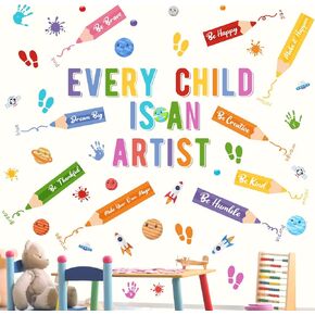 Leinuosen Reading Will Take Wall Decals for Classroom Kids,Inspirational | Motivational,Positive Saying,Vinyl,Peel and Stick,5 sheets,for Nursery,Bedroom,Playroom,Living Room in Saudi Arabia