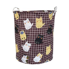 سلة غسيل من LEELI بمقابض سلة غسيل قماشية قابلة للطي، سلة تخزين مقاومة للماء منظم منزلي لغرف الأطفال، والملابس، والألعاب، وسلة أطفال 19.7×15.7 (خادمة البحر) in Kuwait