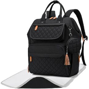 cute amigos Baby Diaper Bag Backpack - Waterproof Diaper Bag with Changing Pad, Pacifier Case, Bottle holder & Stroller Straps, Multifunctional Diaper Bag (Explorer-Koala Gray) in Saudi Arabia