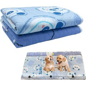 بطانات قفص خنزير غينيا من WEWAYKGJ، 4 قطع من سجادات فراش الأرانب، وسادات تبول مضادة للماء للحيوانات الأليفة الصغيرة، ناعمة غير قابلة للانزلاق وقابلة للغسل لجرو القطط شينشيلا (15.6 × 23.5 بوصة) in Kuwait