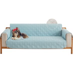Qubjus Recliner Chair Cover Revesible Couch Cover Washable Sofa Slipcover with Pockets and Elastic Straps Furniture Protector for Dogs Pets Kids(Orange, Recliner) in Kuwait