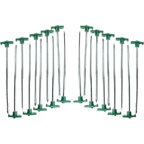SE Heavy-Duty Metal Tent Pegs Stake Set - 20-Pack, 10.5" Galvanized Steel Pegs for Secure Anchoring in Various Terrains - 9NRC10-20 in Kuwait
