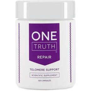 مكمل One Truth لإطالة التيلومير المضاد للشيخوخة - تعزيز التيلوميراز مع الكركمين، إل-كارنوزين، سيليبين، الجلوتاثيون، استراغالوس، مستخلص الفلفل الأسود، فيتامين د - نباتي خالي من الغلوتين in Kuwait