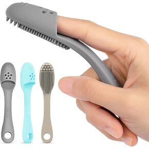 فرشاة أسنان كيشار للكلاب، مجموعة تنظيف أسنان الكلاب مع السيليكون الآمن غذائيًا، تحافظ على فم الكلب نظيفًا وتقلل من أمراض اللثة، مجموعة العناية بالأسنان واللثة للكلاب والقطط والحيوانات الأليفة (عبوة من 3 قطع) in Kuwait