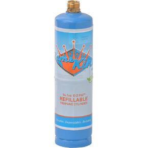 Flame King 1LB EMPTY Propane Cylinder Tank – Refillable – Reusable – Safe and Legal Refill Option – DOT Compliant – 16.4 oz for Camping, Backpacking, and Hiking, Green | camping-hammocks in Saudi Arabia