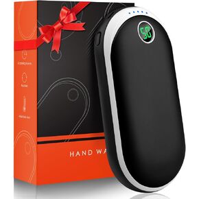 Hand Warmers Rechargeable, 10000mAh Electric Hand Warmer, Reusable Portable Pocket USB Handwarmers with 15 Hours Double-Sided Heating for Women Men Outdoor Camping Skiing in Saudi Arabia