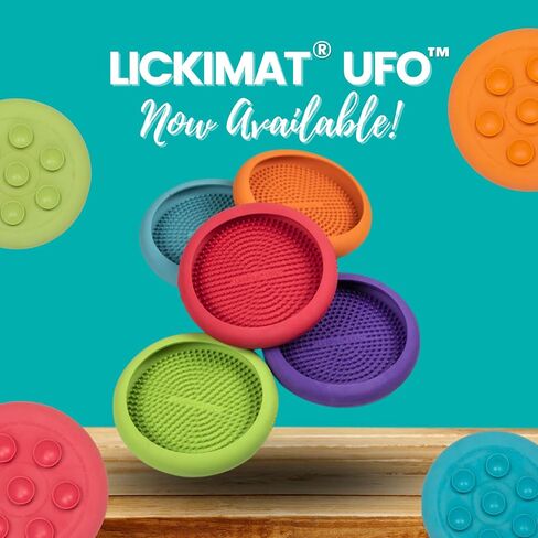 Lickimat UFO Pet Feeder, Dog Dish, Suction Cups, Wet Food in Saudi Arabia