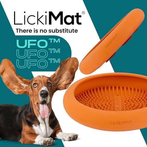 Lickimat UFO Pet Feeder, Dog Dish, Suction Cups, Wet Food in Saudi Arabia