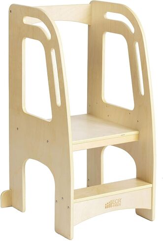 ECR4Kids Chef's Helper Kitchen Tower, Step Stool, White Wash in Saudi Arabia