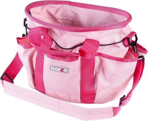 HORZE Horse Grooming Bag, 6 Outer Pockets, Adjustable Shoulder Strap in Kuwait