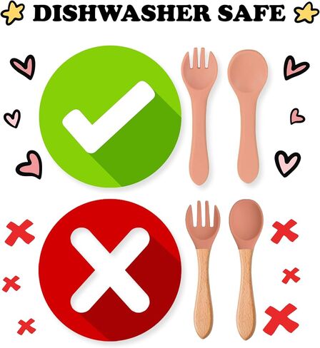 10 Piece Self-Feeding Starter Dining Set for Baby-Led Weaning & Toddlers | Easy Clean, 100% Silicone | Food Grade & BPA Free | Dishwasher & Microwave Safe in Saudi Arabia