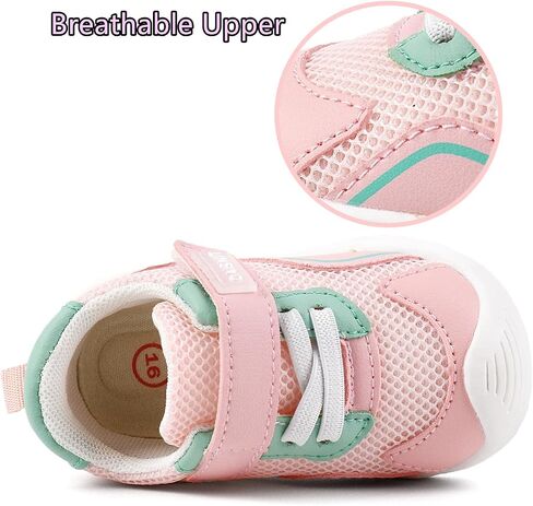 Baby Shoes Boys Girls Toddler Sneakers Lightweight Non Slip Infant First Walking Shoes Trainers 6 12 18 24 Months in Saudi Arabia