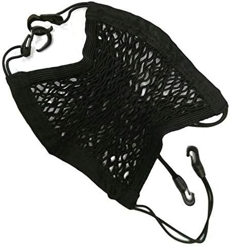 Kaungka Universal 2 Layer Car Seat Net Storage Mesh Organizer Stretchy Fine Cargo Net Hook Pouch Holder for Purse Bag Phone Pets Dogs Children Kids Disturb Stopper Sailing Portable Pocket in Kuwait