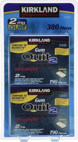 Kirkland Signature Quit Smoke Gum 2 mg (380 Count) in Saudi Arabia