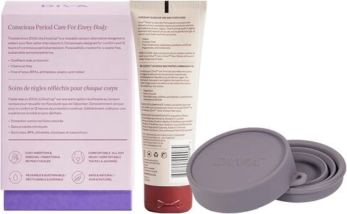 كوب ديفا، غسول ديفا، مجموعة شيكر ديفا - كوب سيليكون طبي للعناية بالدورة الشهرية - غسول كوب الدورة الشهرية - شاكر للتنظيف أثناء التنقل - نموذج الكوب 1 (للتدفق المتوسط ​​إلى الثقيل) in Kuwait