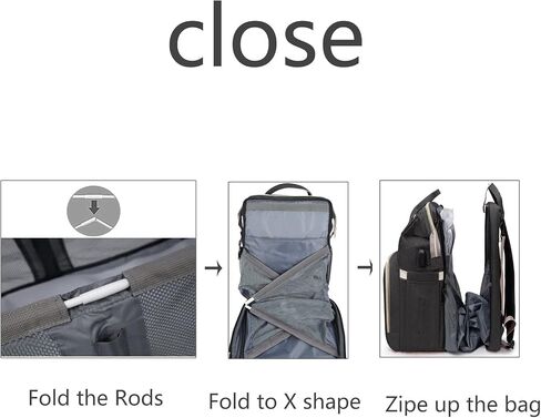 Baby Diaper Bag Backpack with Changing Station | Baby Registry Search Shower Gifts, Baby Bags for Boy Girl, New Mom Gifts for Women, Large Capacity, USB Port, Green in Saudi Arabia
