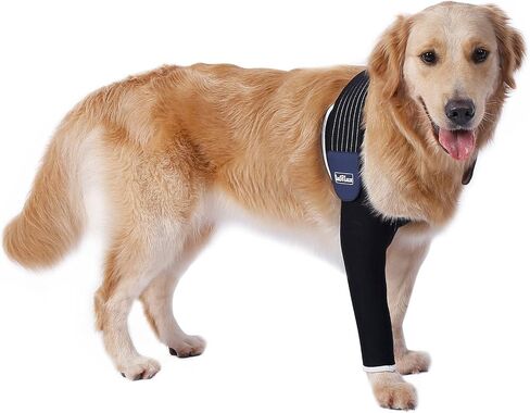 Dog Front Leg Sleeve, XLarge, Comfortable, Breathable Material, Adjustable Elastic Band, for Hot Spots, Wounds, Bandages in Saudi Arabia