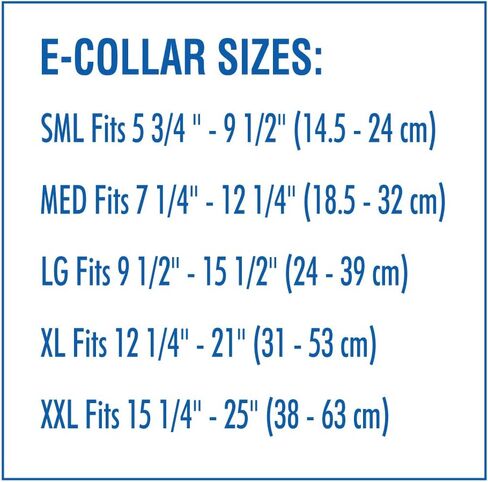 طوق علاجي + طوق استشفاء إلكتروني، الطوق الشفاف , E-Collar, XX-Large, White in Kuwait