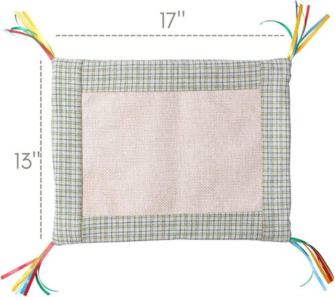 PURRFECT POUCH Cat Scratch Play Mat with Strings, Crinkle Material Cat Scratch Pad Satisfies Kitty's Natural Urge to Scratch and Play in Kuwait