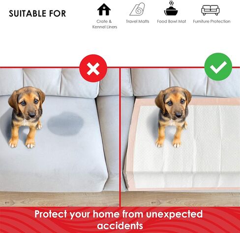Wave - Ultra Heavy Absorbency Underpads, 24" x 30" Quilted Fluff and Polymer Disposable Underpad, 50 Per Case, Great Protection as Bed Pads and Pee Pads, Made in The USA in Kuwait