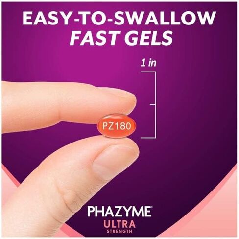 Phazyme Ultra Strength 180 mg Anti-Gas Softgels 48 Count (Pack of 2) in Kuwait