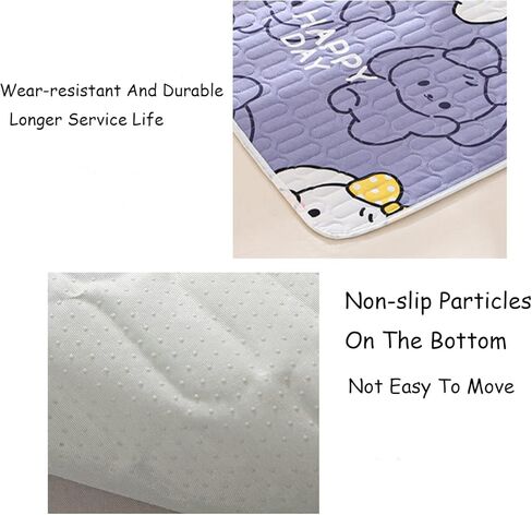 بطانات قفص خنزير غينيا من WEWAYKGJ، 4 قطع من سجادات فراش الأرانب، وسادات تبول مضادة للماء للحيوانات الأليفة الصغيرة، ناعمة غير قابلة للانزلاق وقابلة للغسل لجرو القطط شينشيلا (15.6 × 23.5 بوصة) in Kuwait