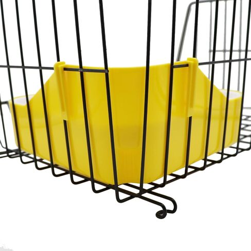 Litewoo Rabbit Litter Box Toilet Bunny Corner Litter Pan Pet Toilet Potty for Guinea Pigs Hamster Chinchilla Ferret Rabbit Small Animal (Yellow) in Kuwait