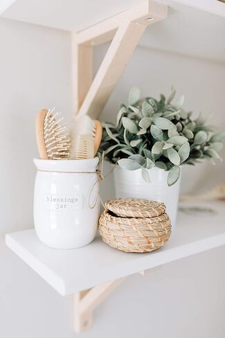 fephas Baby Hair Brush and Comb – 3pcs Wooden Baby Brush Set for Newborns – Hair Brush Set with Natural Soft Goat Bristles/Wooden Bristles and Comb – Lovely Baby Registry Items and in Kuwait