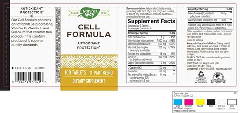 Nature’s Way Cell Formula 100 Tabs in Saudi Arabia