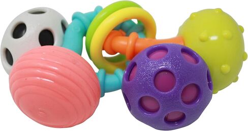 Sassy My First Bend & Flex Rattle Set - 2 Piece - for Ages 0+ Months in Saudi Arabia
