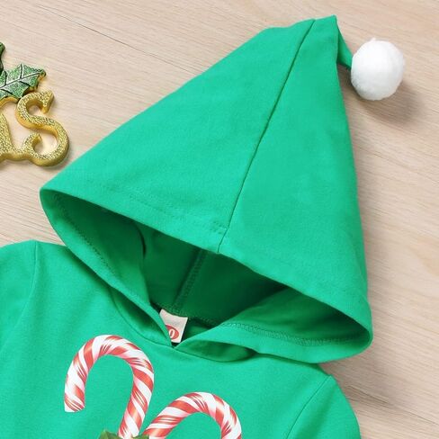 HINTINA Toddler Baby Girls Christmas Outfits Santa Claus Clothes Set in Saudi Arabia
