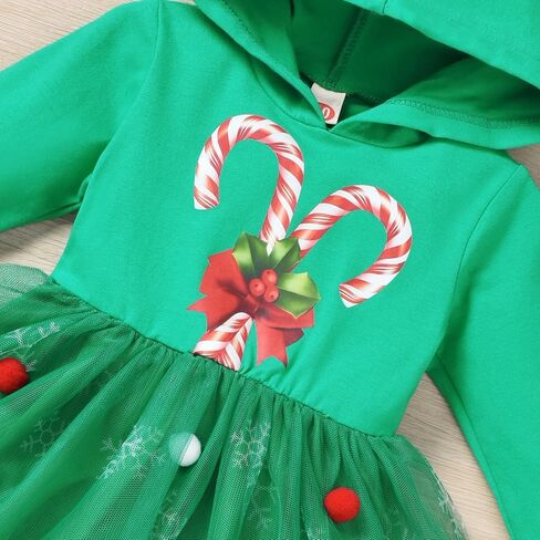 HINTINA Toddler Baby Girls Christmas Outfits Santa Claus Clothes Set in Saudi Arabia