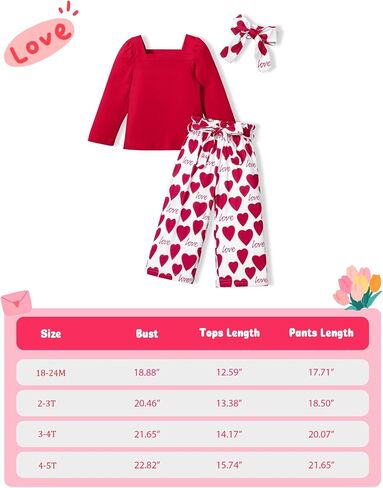 Girl Clothes, Toddler Girl Clothes Square Neck Puff Long Sleeve Top Striped Pants Headband 3Pcs Fall Clothes Set in Saudi Arabia