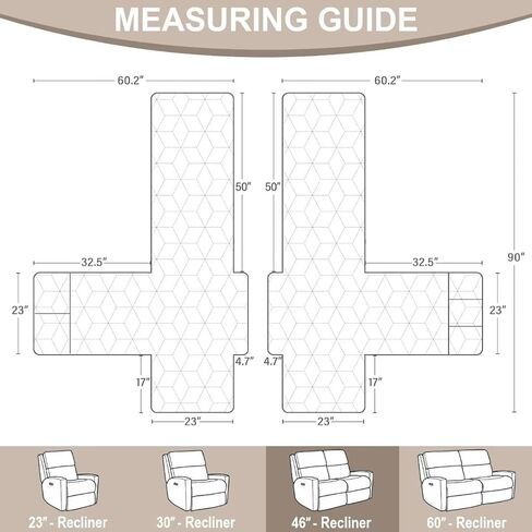 غطاء أريكة Victree غير قابل للانزلاق للأريكة، غطاء منزلق للأريكة مقاوم للماء، 3 وسائد لحماية أثاث الأريكة مع جيب وأشرطة مطاطية للحيوانات الأليفة والأطفال والقطط والكلاب، 68 بوصة/أريكة، بيج in Kuwait