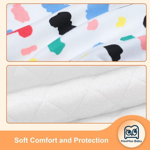 ملابس داخلية للتدريب على الأطفال الصغار من MooMoo، عبوتين من سراويل تدريب النونية الماصة للأولاد والبنات - قطن 2T-6T in Kuwait