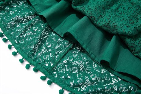 Niyage Backless Toddler Dress Open Back Girls Lace Bow Tie-Back Pom Pom Flutter Sleeves Party Princess Dresses in Saudi Arabia