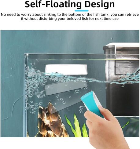 DaToo 2 Pieces Aquarium Magnetic Brush Glass Fish Tank Algae Scrapers Glass Cleaner Floating Scrubber Aquarium Clean Brush (Size M) in Saudi Arabia