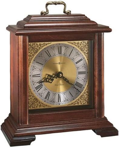 ساعة Howard Miller Lapwai Mantel 547-724 - كرز وندسور مع كوارتز، حركة رنين واحد in Kuwait