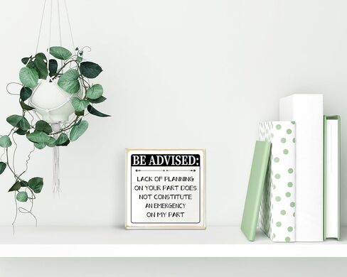 Pigort If I Manage to Survive Wood Box Sign with Saying Desk Decor 4 x 4 Inch Funny Office Box Sign Wood Plaque Block Sign Rustic Home Office Decor Coworker Gift (HOT PINK) in Kuwait